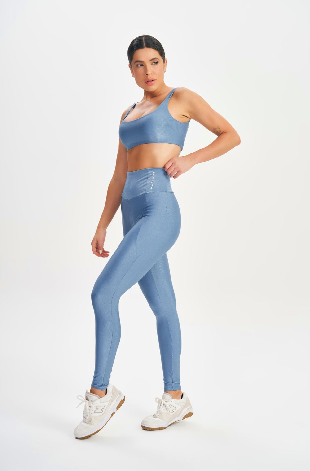 Top Minimal Bold Azul Vintage Lets Gym