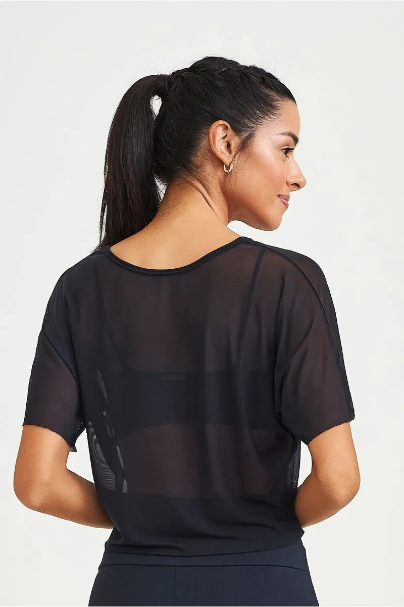 Cropped Tela Classico Preto Caju Brasil