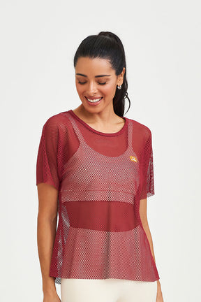 Blusa Spot Classica Bordô Caju Brasil