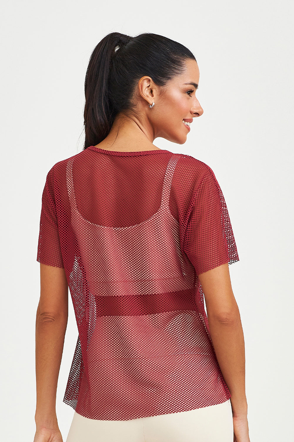 Blusa Spot Classica Bordô Caju Brasil