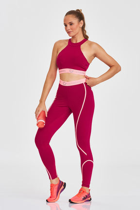 Top Emana Com Ziper Vinho Caju Brasil