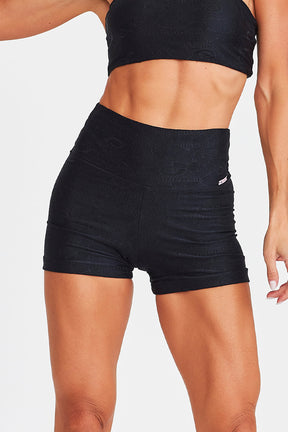 Mini Shorts Textura Exclusiva Preto Caju Brasil