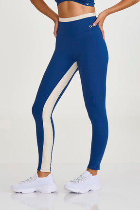 Legging  Nz Com Compressao Azul Caju Brasil