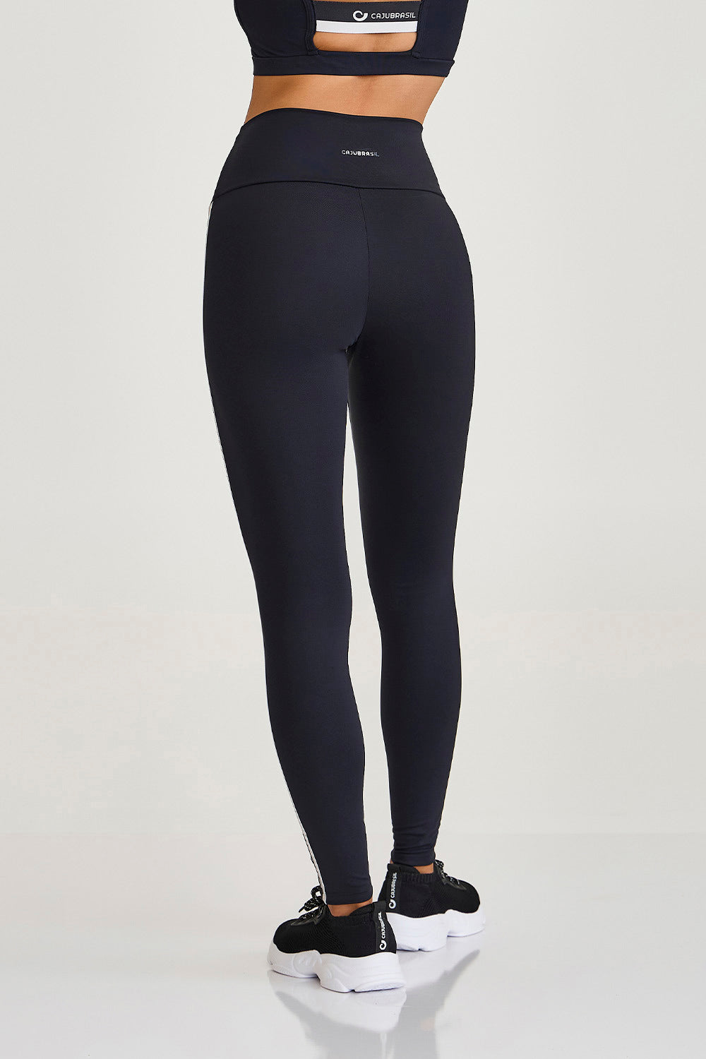 Legging Com Elastico Personalizado Preto Caju Brasil