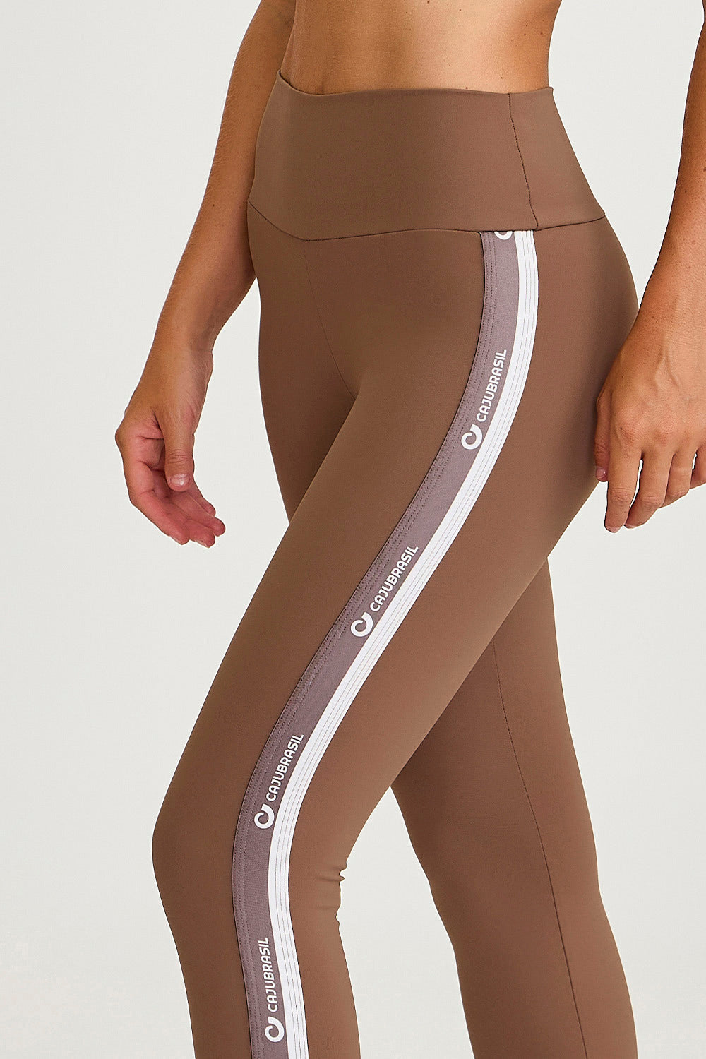 Legging Com Elastico Personalizado Marrom Caju Brasil