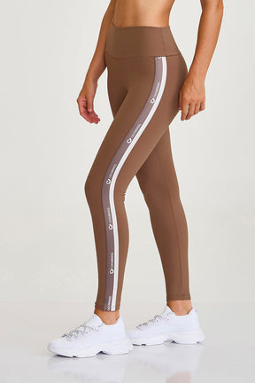 Legging Com Elastico Personalizado Marrom Caju Brasil