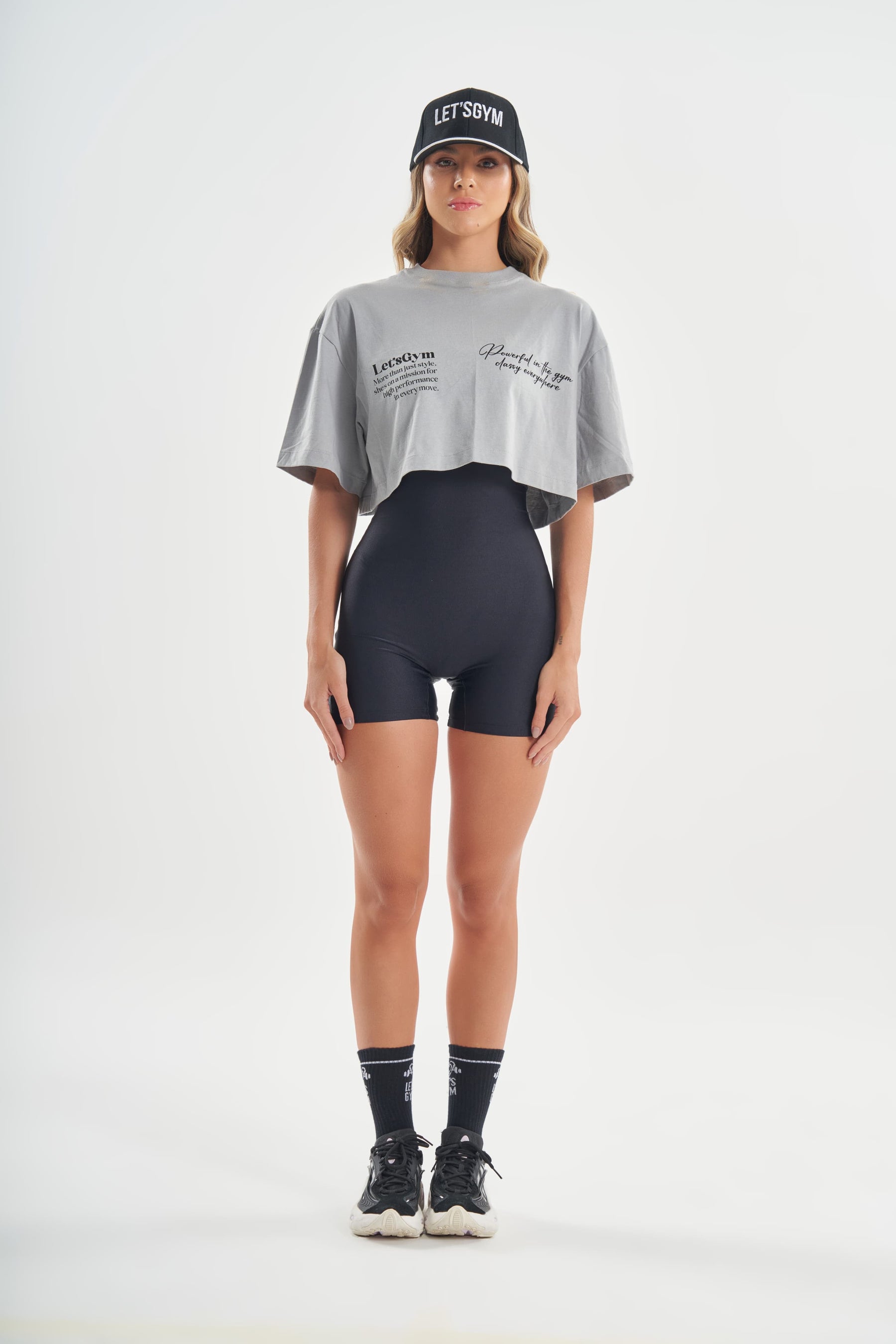 Cropped Modern Move Cinza Lets Gym