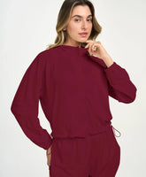 Jaqueta Sport Com Capuz Vermelho Tinto Alto Giro