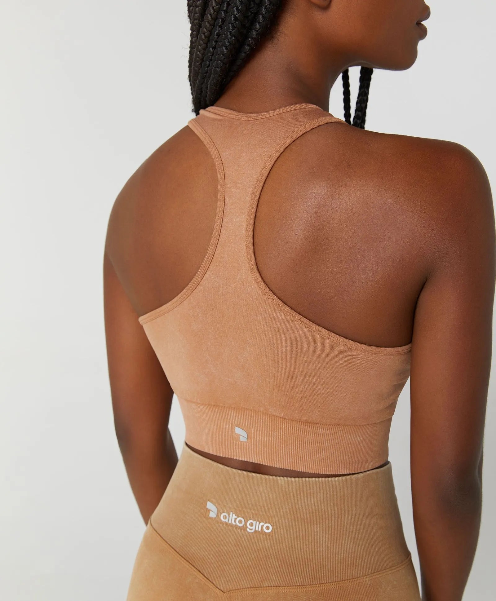 Top Nadador Estonado Seamless Alto Giro