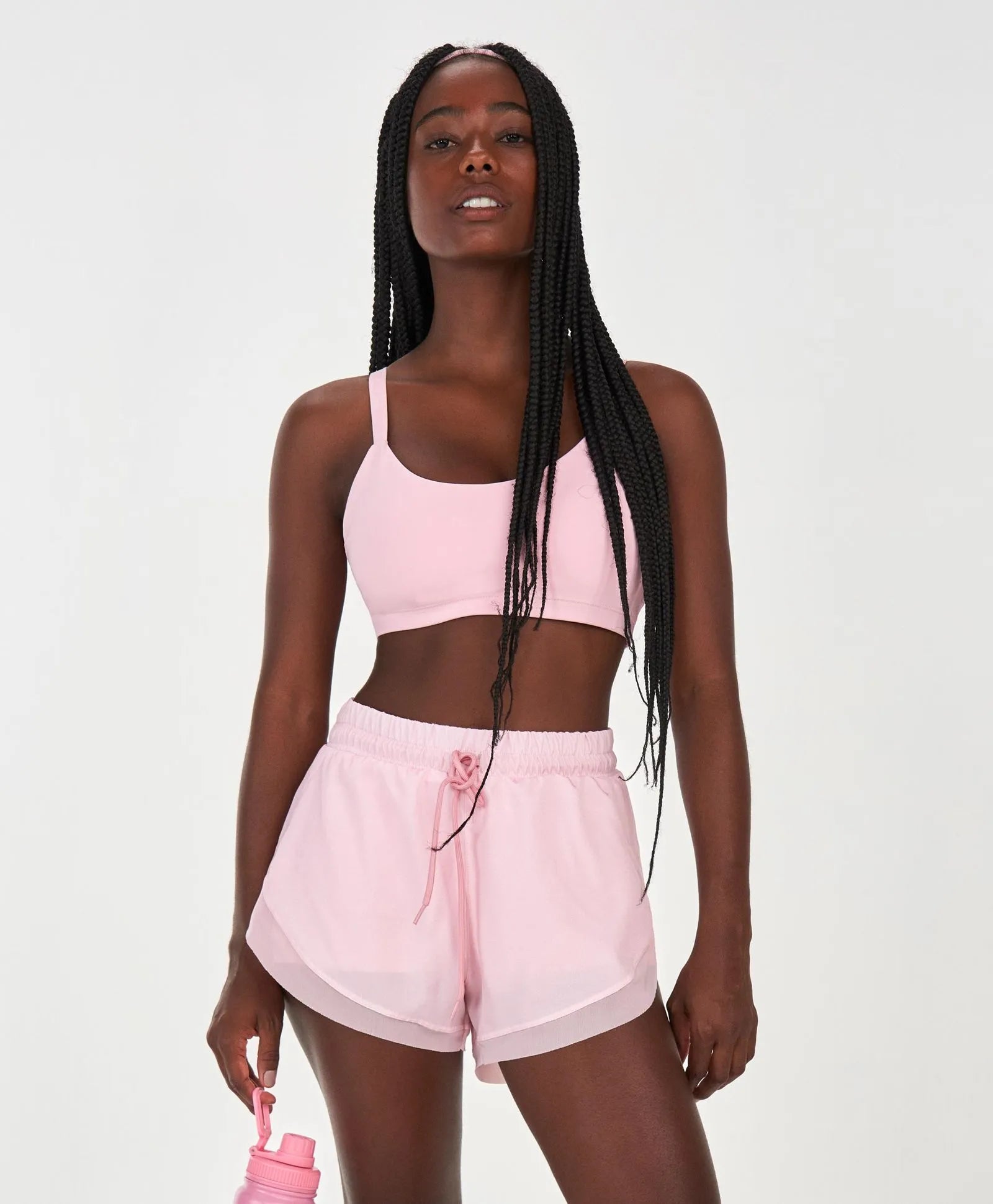 Top Elástico Personalizado Rosa Alto Giro