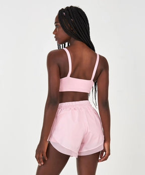 Top Elástico Personalizado Rosa Alto Giro