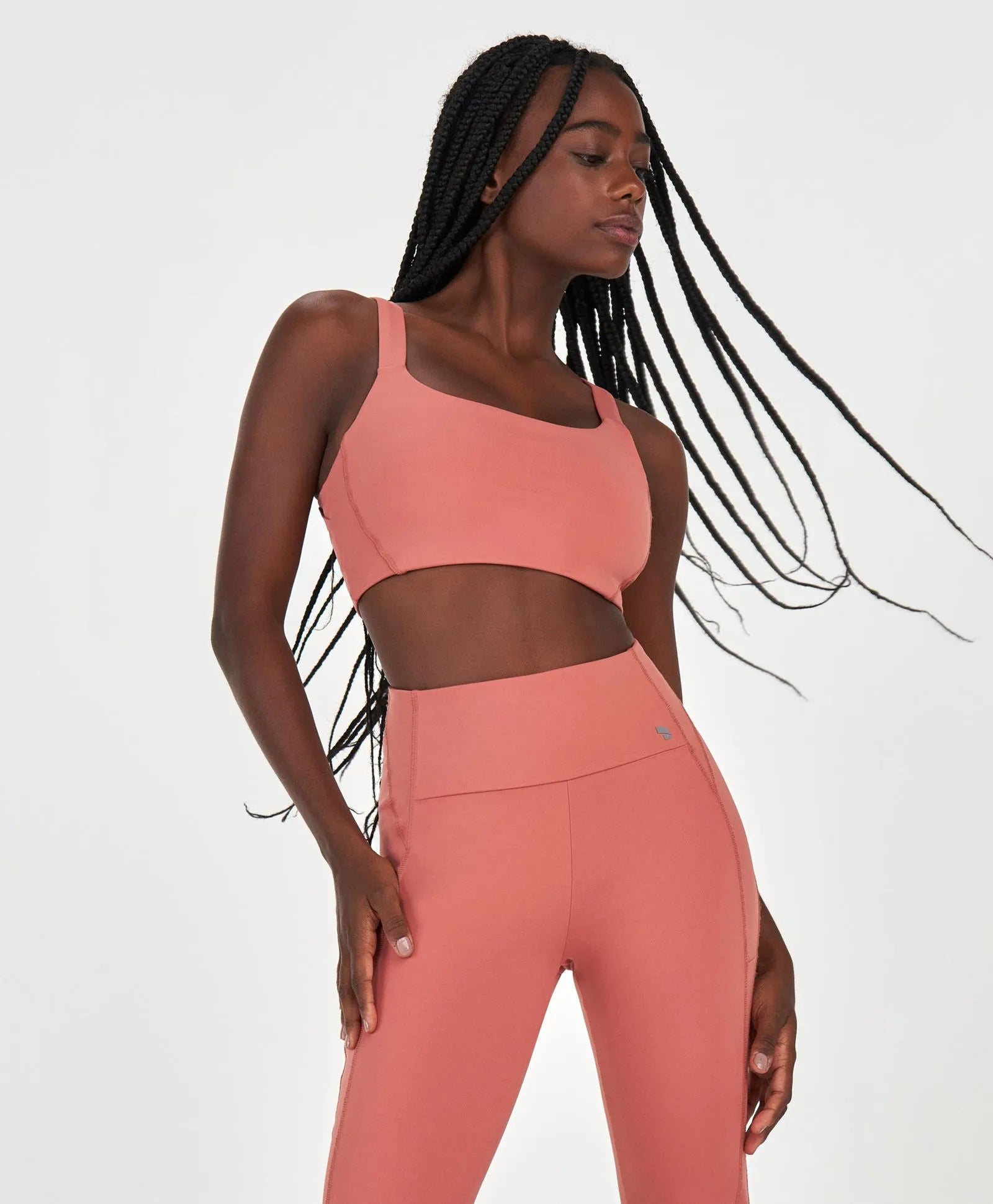Top Com Bolso Rose Alto Giro