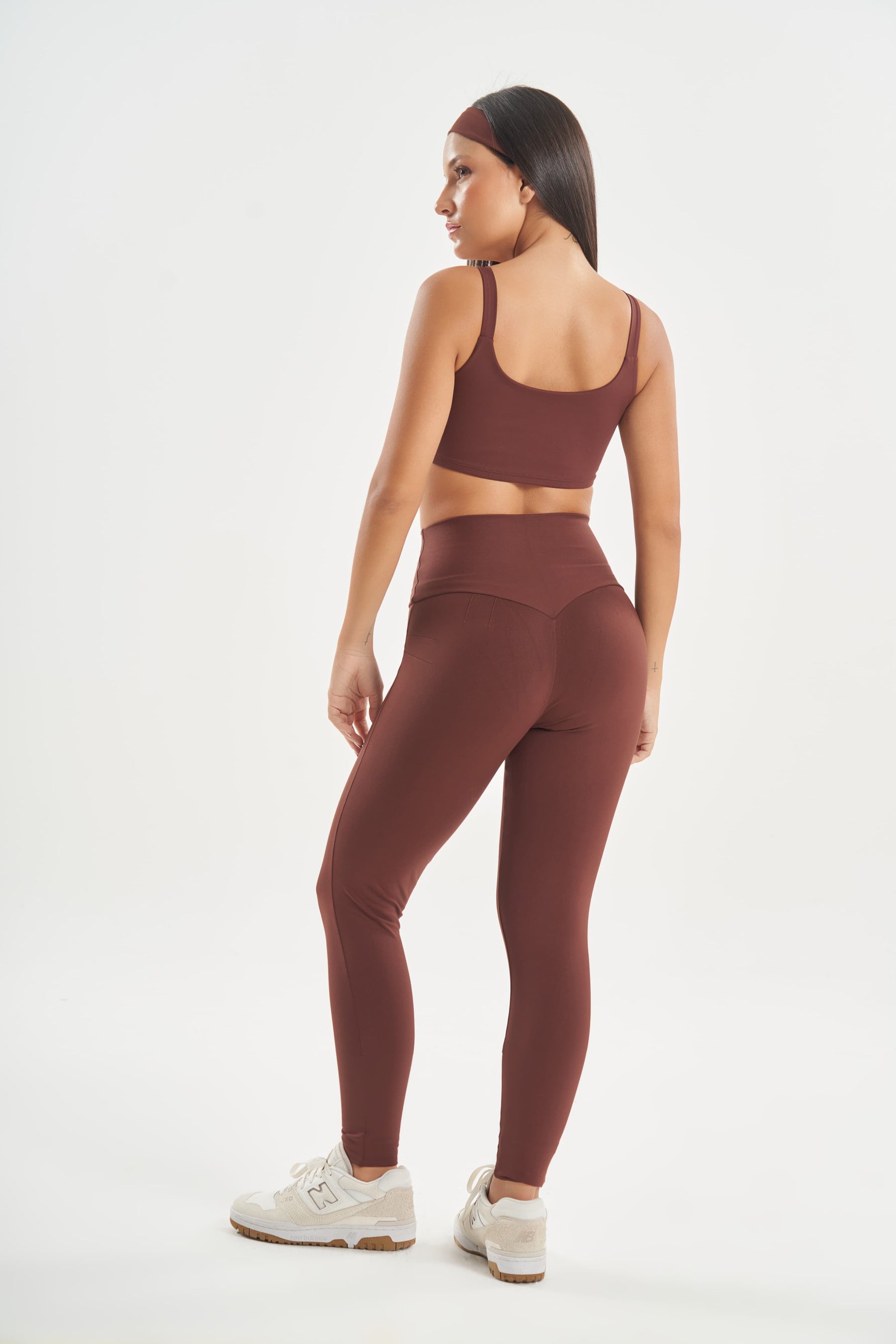 Top Basic Colors Marrom Lets Gym