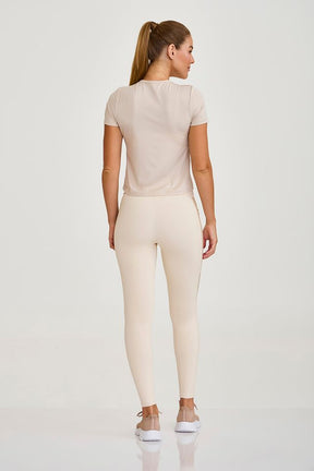Blusa Blocksun Dry Assimetrica Off White Caju Brasil