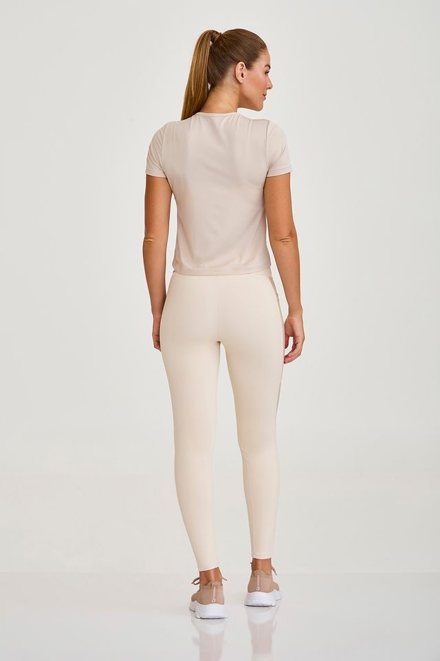 Blusa Blocksun Dry Assimetrica Off White Caju Brasil