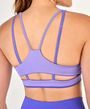 Top Dupla Face Elas. Per. Colors Tiras Roxo Alto Giro