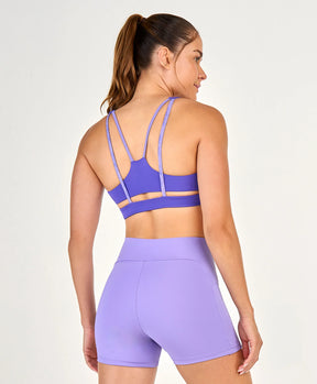 Top Dupla Face Elas. Per. Colors Tiras Roxo Alto Giro