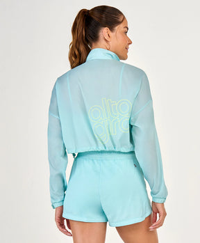 Jaqueta Cropped Regulagens Água Alto Giro
