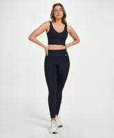 Legging Bolsos Laterais Preto Alto Giro