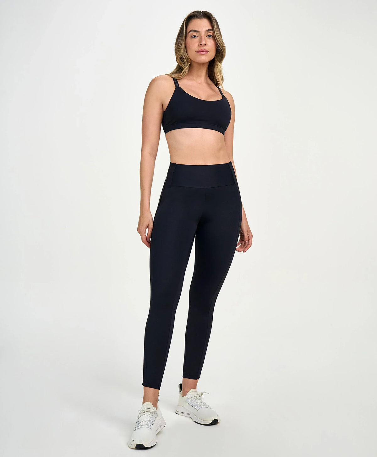 Legging Elástico Personalizado Preto Alto Giro