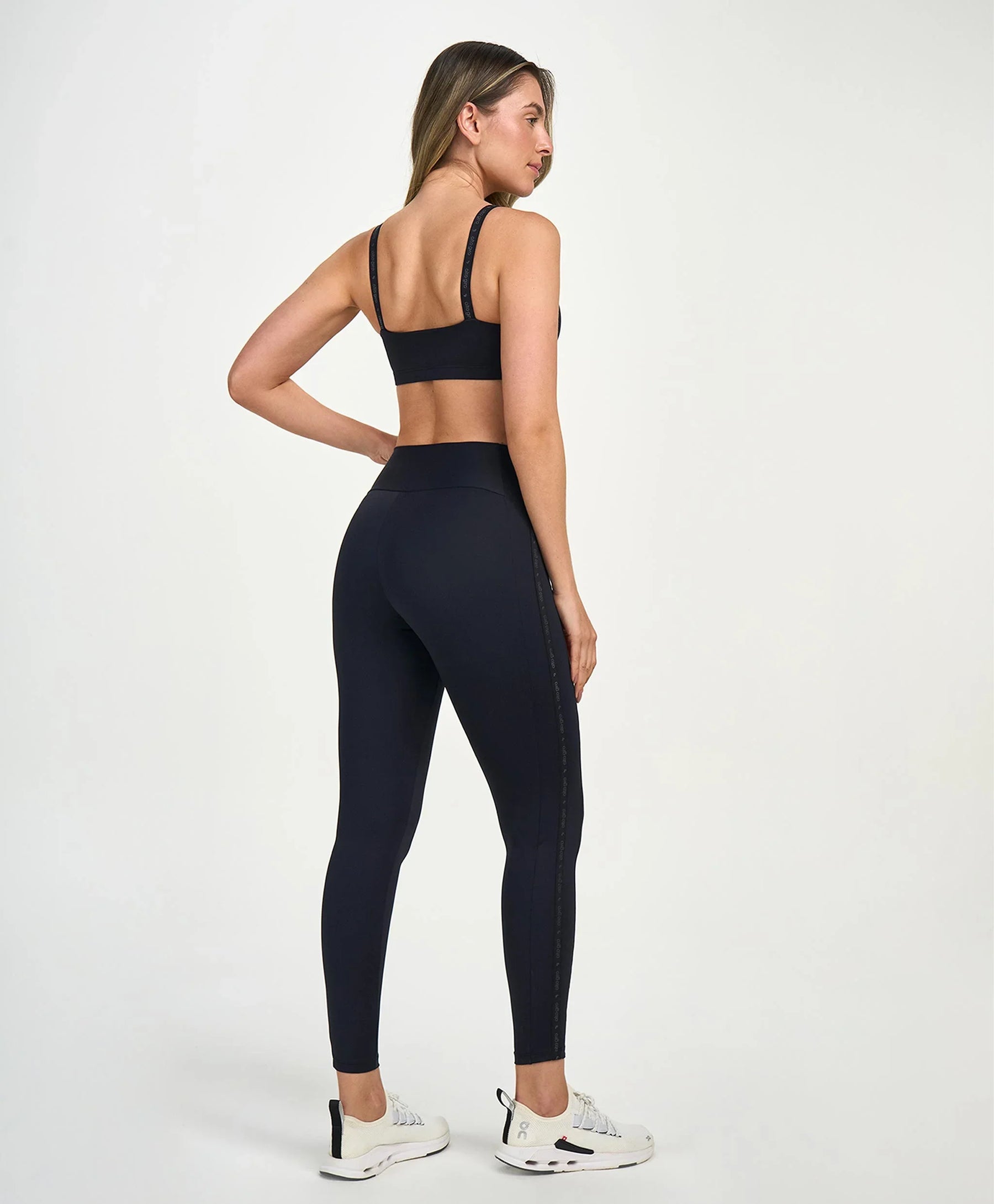 Legging Elástico Personalizado Preto Alto Giro