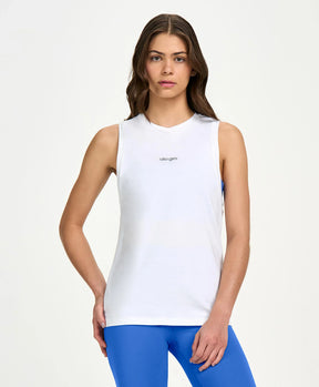 Regata Alongada Com Tule Branco Alto Giro