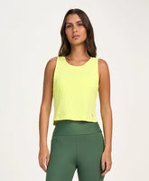 Regata Eterna Cropped Verde Vibrante Alto Giro