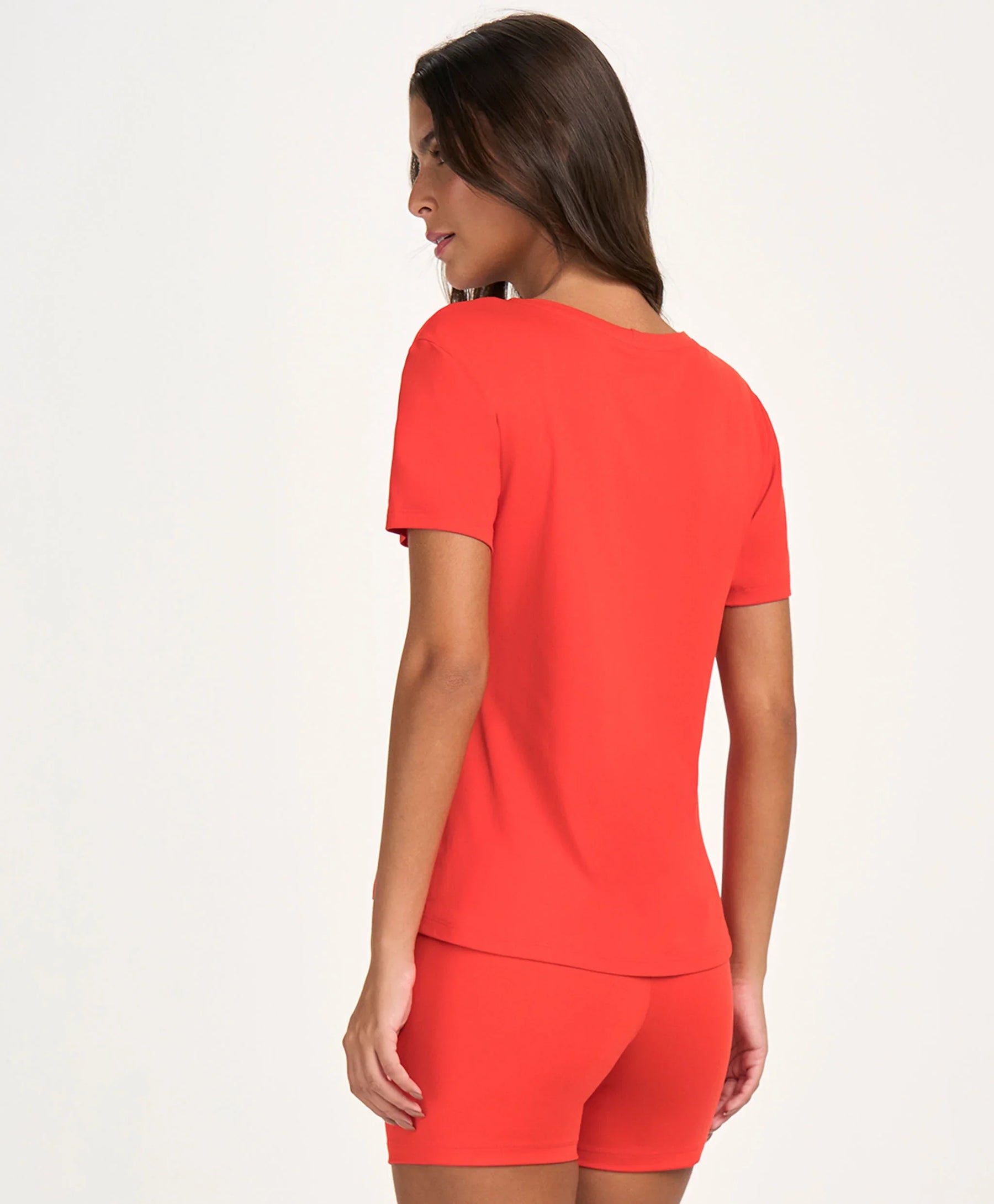 T-shirt Eterna Gola Redonda Vermelho Energia Alto Giro