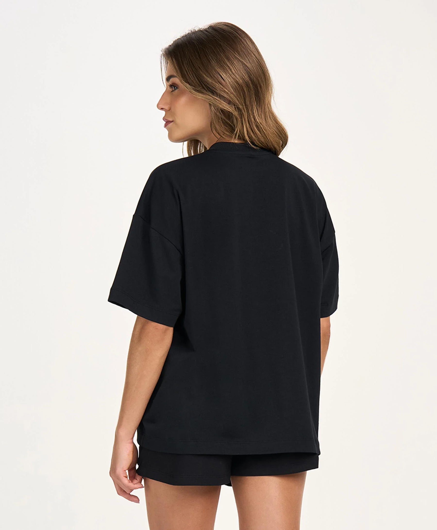 T-Shirt Ampla Ag Free Preto Alto Giro