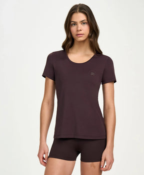 T-Shirt Inspiracional Marrom Alto Giro