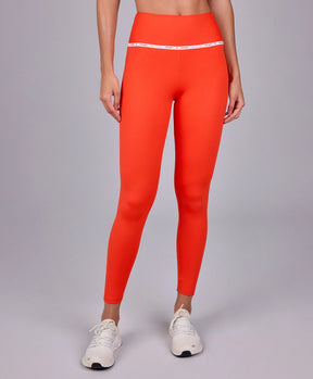 Legging Cos Elasticos Personalizado Vermelho Energia Alto Giro