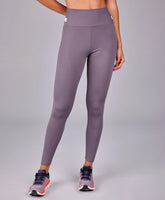 Legging Estampa Bicolor Cinza Alto Giro