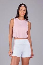 Regata Torcido Lateral Rosa Calmo Alto Giro