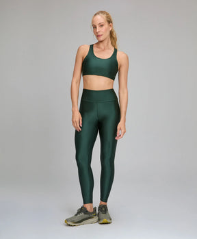 Legging Eterna Shine Verde Absoluto Alto Giro