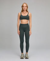 Legging Elástico Personalizado Verde Escuro Alto Giro