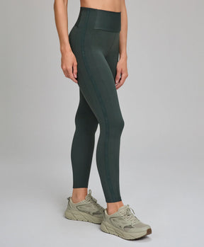 Legging Elástico Personalizado Verde Escuro Alto Giro
