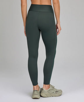Legging Elástico Personalizado Verde Escuro Alto Giro