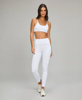 Legging Elástico Personalizado Branco Alto Giro