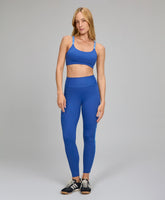 Legging Elástico Personalizado Azul Blueberry Alto Giro