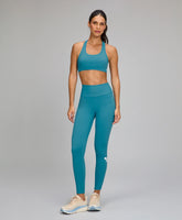Legging Essentials Azul Lagoa Alto Giro