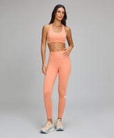 Legging Essentials Laranja Pessego Alto Giro