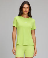 T-shirt Básica Refletivos Verde Primavera Alto Giro