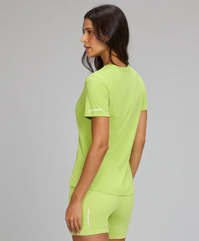 T-shirt Básica Refletivos Verde Primavera Alto Giro