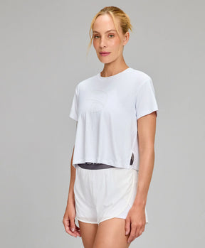 T-shirt Símbolo Aerodry Branco Alto Giro