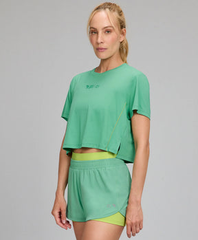 T-shirt Cropped TN AG Verde Brisa Alto Giro