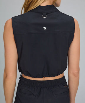 Colete Sport Alfaiataria Barra Regulagem Preto Alto Giro