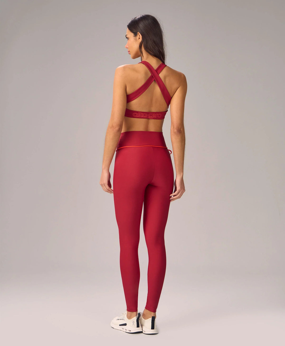 Legging Cordão Assimétrico Alto Giro