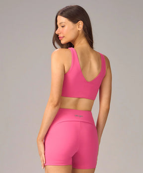 Top 2 Em 1 Nadador e Regata Rosa Doce