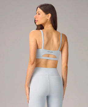 Top Abertura Costas Azul Cristalino Alto Giro