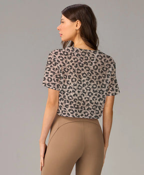 T-shirt Cropped Tule Onça Alto Giro